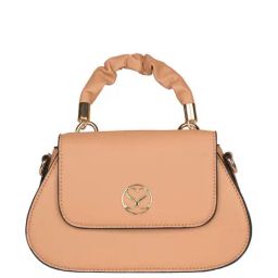 Sugarush Katrine Beige Solid Medium Satchel Handbag-35