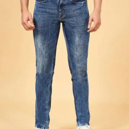 YU by Pantaloons Warm Blue Slim Fit Jeans-image-1