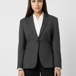 Van Heusen Grey Regular Fit Formal Blazer-6