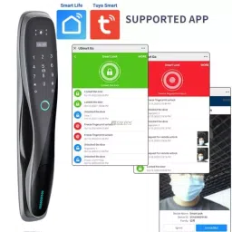 GOLENS Digital Door Lock with Camera Wifi Biometric Lock with Face ID, X60 image 3