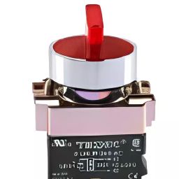 Teknic 3 Position 130 V Red Illuminated Selector with Filament Bulb, 2ASLR4-3PSRR-image-12