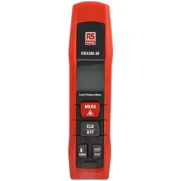 RS PRO ILDM-30 Laser Measure, 0.05 - 30m Range, ±1.5 mm Accuracy Model No 1268183-38