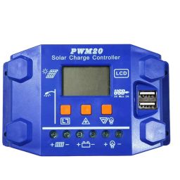 PWM20 30A Controller 12V/24V Charge/Discharge Controller 30Amp Backlit Display PWM Solar Charge Controller Ensure Reliable Power Supply - RS5209PWM20 30A Controller 12V/24V Charge/Discharge Controller 30Amp Backlit Display PWM Solar Charge Controller Ensure Reliable Power Supply - RS5209-13