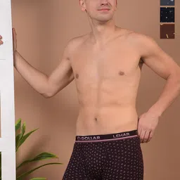 Dollar Pack Of 4 Assorted Combed Cotton Trunks MLHTR-06-P-ASSORT2-PO4-30