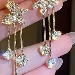 ONUYX Butterfly Shaped Drop Earrings image 4