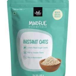 Eat Anytime Mindful Instant Oats Gluten Free For Weight Loss High Fiber Protein Rich Breakfast- 400 gm-75