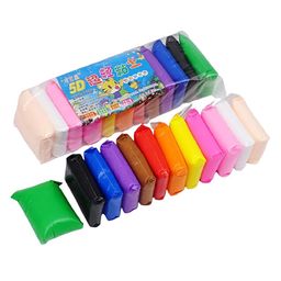 REZNOR Ultra Light Clay Safe & NonToxic Bounce Clay 12 in Different Color Fluffy Foam Clay With Tools - Multicolour-7