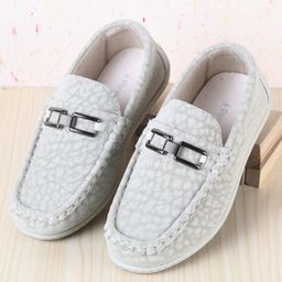 Pine Kids Slip On Formal Loafer Shoes - Beige-picture-35