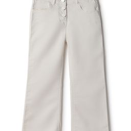 Tales & Stories Denim Woven Wide Legged Solid Jeans - White-picture-49