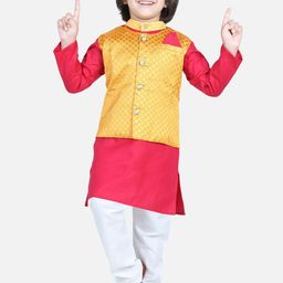 BownBee Boys Regular Pure Cotton Kurta with Pyjamas-44