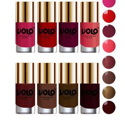 VOLO Set Of 8 Extra Shine Nail Polish-  9.9ml Each-Combo-No-46-10