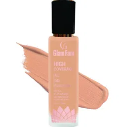 GlamFam High Coverage Waterproof Foundation- 30 ml- Buff 05-22