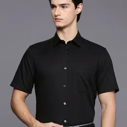 Louis Philippe Classic Fit Pure Cotton Formal Shirt-picture-14