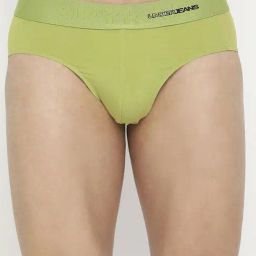 UnderJeans by Spykar Green Regular Fit Briefs-picture-47