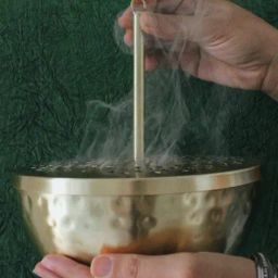 RITUALISTIC Gold Brass Hanging Loban Burner Diffusers image 5