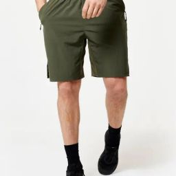 DOMYOS By Decathlon Men Khaki Regular Fit Shorts-image-18
