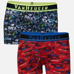 Van Heusen Boys Pack Of 2 Printed Label Free Trunks IKIBTR2SP1521056-13