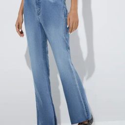 Nuon by Westside Blue Faded Relaxed-Fit High-Rise Jeans-image-87