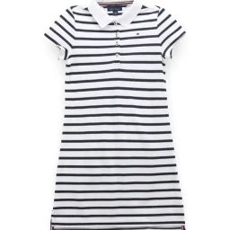 Tommy Hilfiger Girls White Solid Regular Fit Casual Dress-image-92