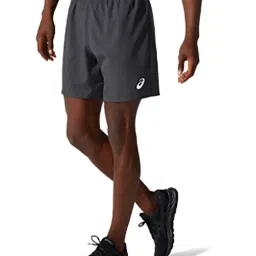 Asics Grey Polyester Shorts-image-39
