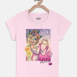 Barbie Printed Tshirt For Kids Girls-image-61
