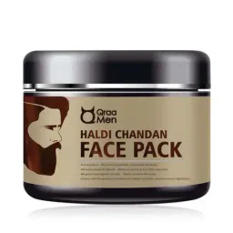Qraa Men Haldi Chandan Face Pack - 120 gm-7