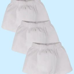Kiddopanti Boys White Boxers (Pack of 3)-image-4