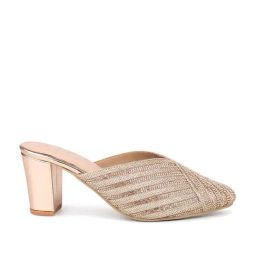 Inc.5 Women's Rose Gold Mule Shoes-image-85
