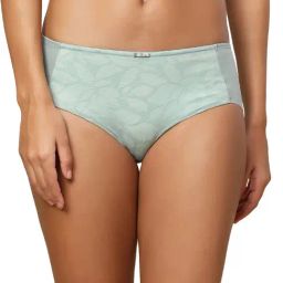 Triumph Green Floral Hipster Panty-image-50