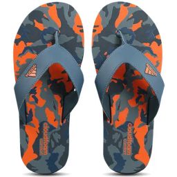 Adidas Men's CLOUDFOAM Blue Flip Flops-12