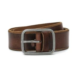 American Eagle Brown Faded Casual Leather Belt for Men-image-2