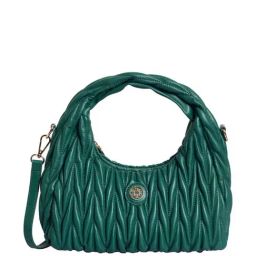Lino Perros Green Quilted Medium Handbag-image-25