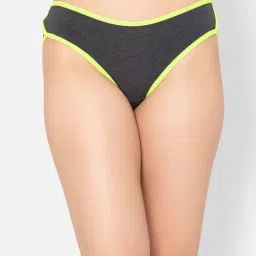 Clovia Grey Cotton Bikini Panty-image-26