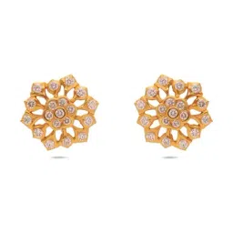 CKC 18k Gold & Diamond Earrings for Women-23