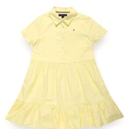 Tommy Hilfiger Girls Yellow Solid Regular Fit Casual Dress-image-47