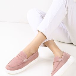 Mast & Harbour Women Suede Loafers-30