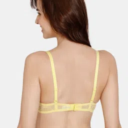 Zivame Yellow Medium Coverage Under-Wired Push-Up Bra image 2