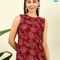 THE FAB FACTORY Women Pack Of 2 Floral Printed Sleeveless Regular Top-picture-46
