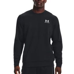 Under Armour Black Cotton Loose Fit Sweatshirt-image-7