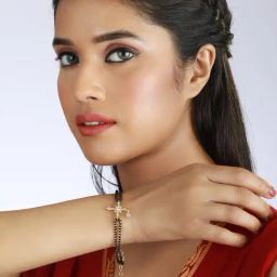 Aatmana Golden Mangalsutra Bracelet-20