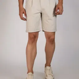 Thomas Scott Beige Regular Fit Shorts-picture-12