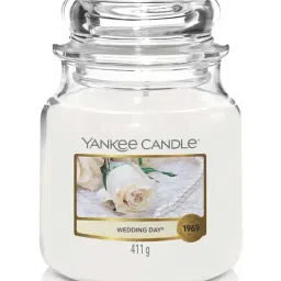 Yankee Candle White Original Medium Jar Scented Candle-picture-14