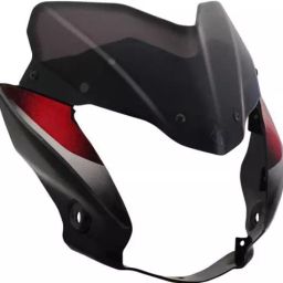 A-One ULTRA Headlight Visor for Discover Black & Red UF216A-40