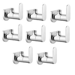 CLINTON Opal Brass Angle Valve with Wall Flange for Bathroom (Pack of 8)-image-82