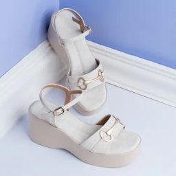 Inc.5 Women's Cream Ankle Strap Sandals-image-23