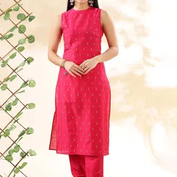 Anouk Women Ethnic Motifs Printed Regular Kurta with Trousers-19