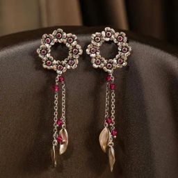 Fabindia Silver Dangler Earrings-image-15