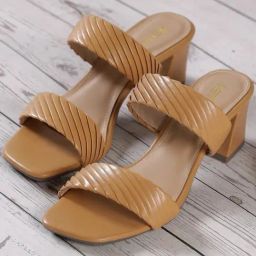 Metro Women Beige Slides-image-31