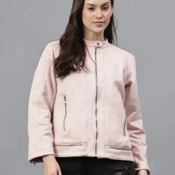 Cantabil Pink Others Solid Jacket-image-37