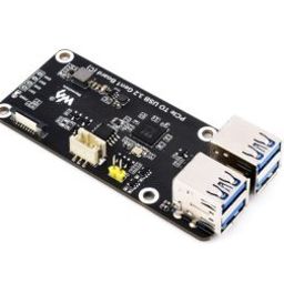 Waveshare PCIe To 4-Ch USB3.2 Gen1 Board (C) For Raspberry Pi 5, Up To 5Gbps Transmission Speed, Driver-Free, Plug And Play, Raspberry Pi 5 PCIe Adapter-11